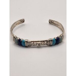 SILPADA - B3220 - Amazonite Howlite Lapis "Beach House Cuff" Bracelet